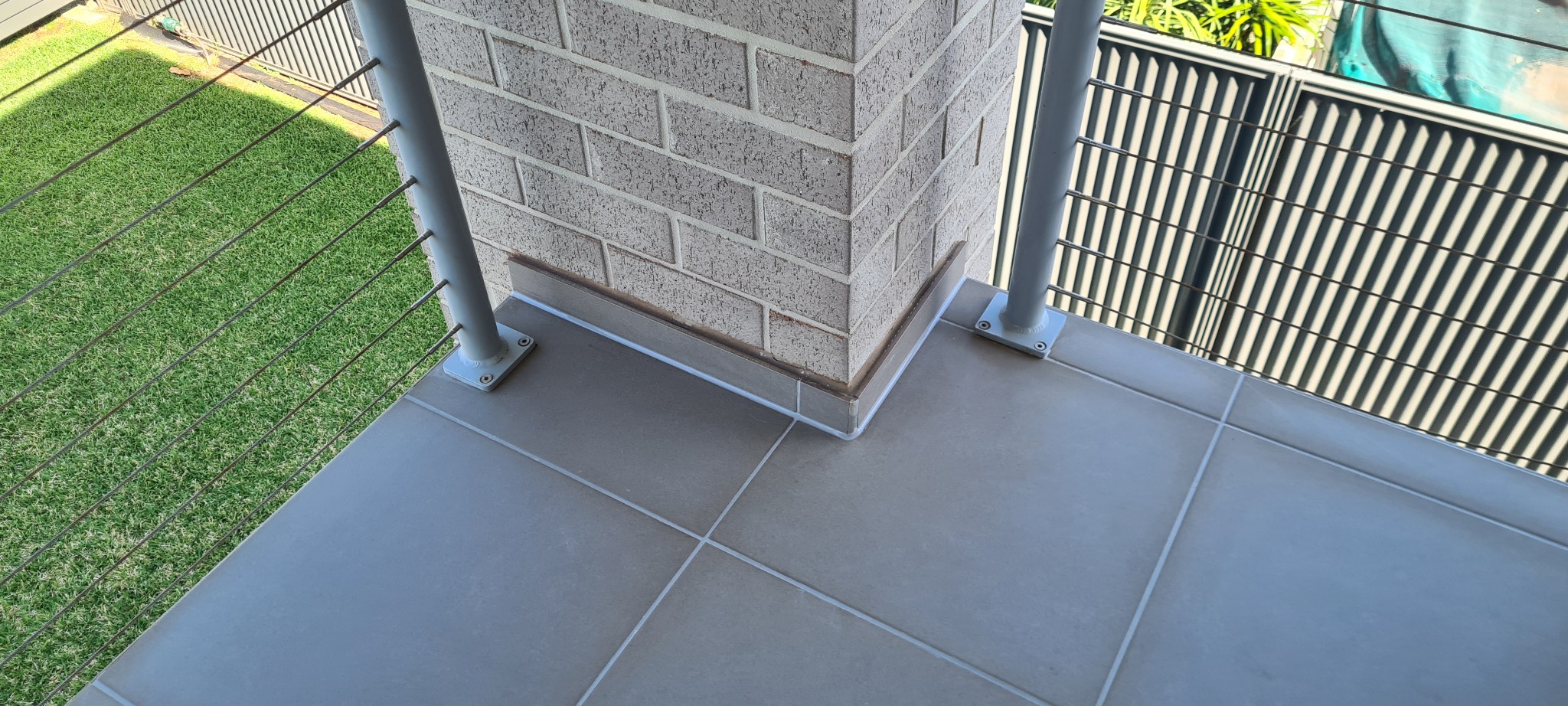 Balcony after reseal